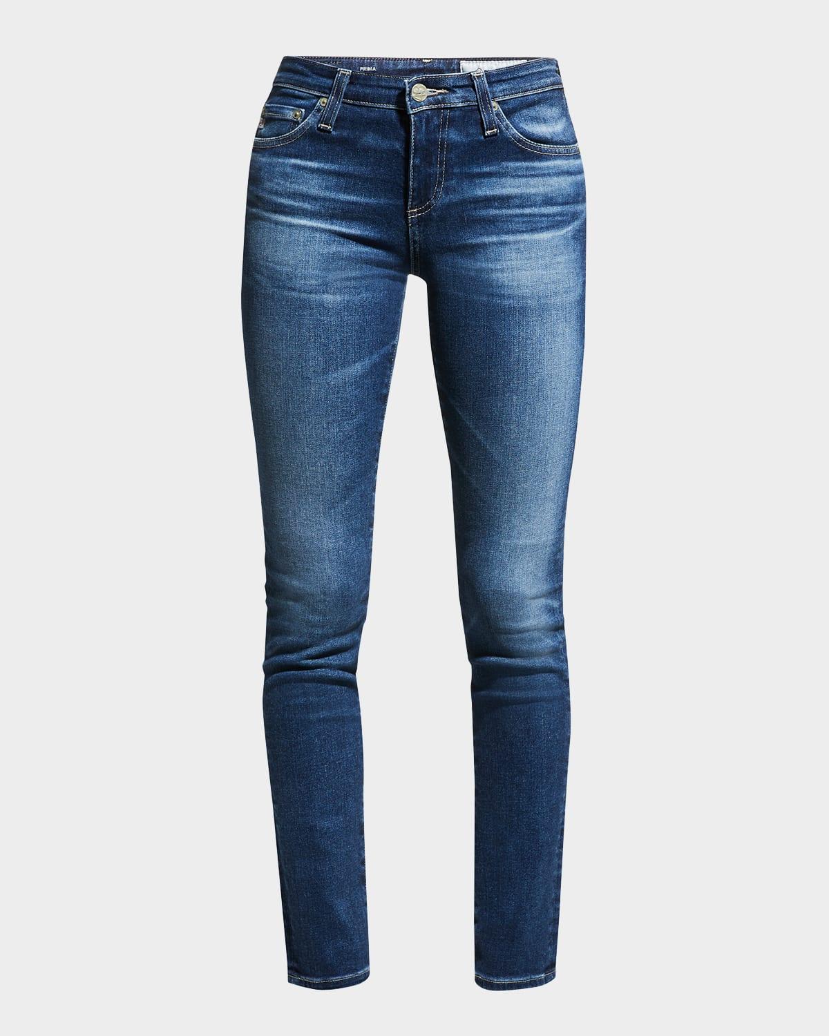 prima mid-rise cigarette jeans