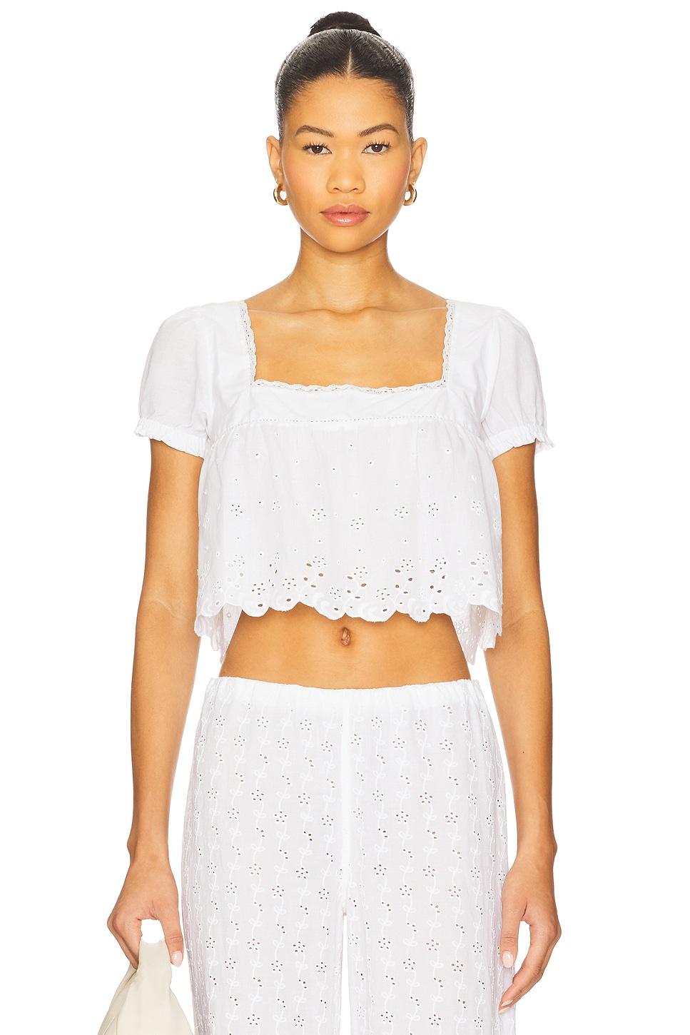 princess gauze blouse in daisy eyelet