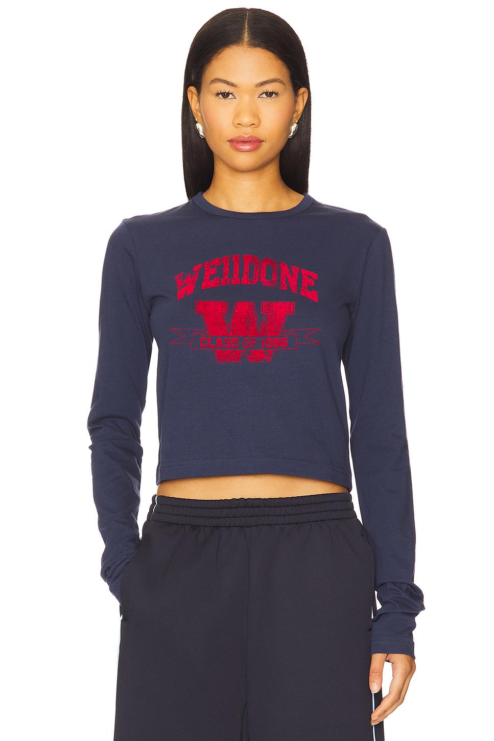 print long-sleeved t-shirt