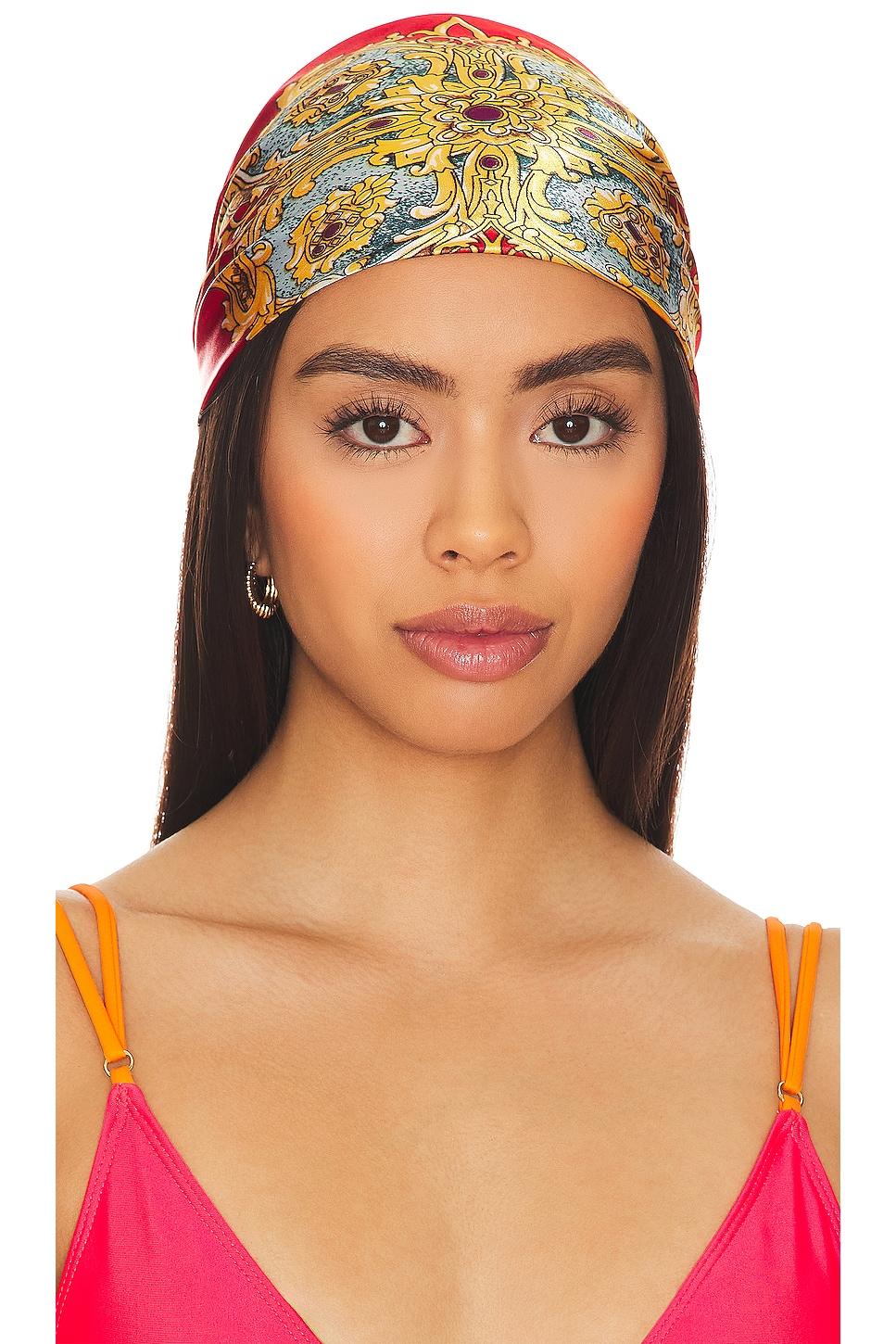printed equestrian headscarf