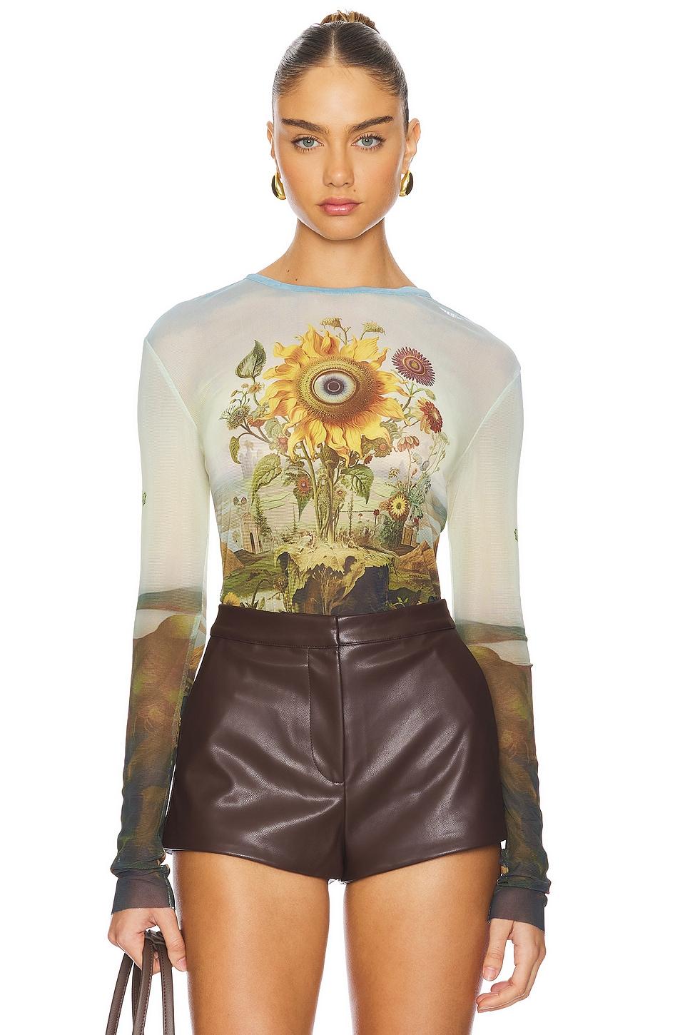 printed mesh top
