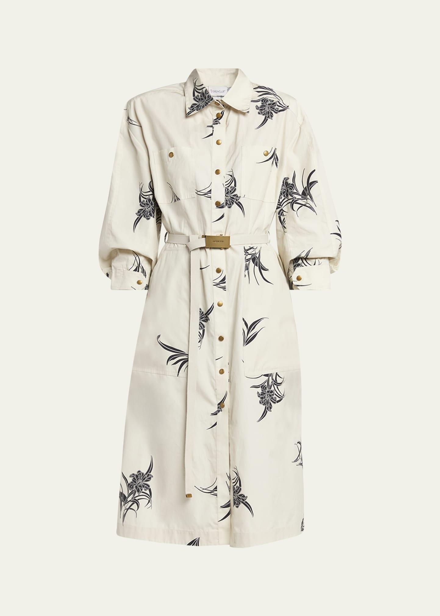 printed shirtdress