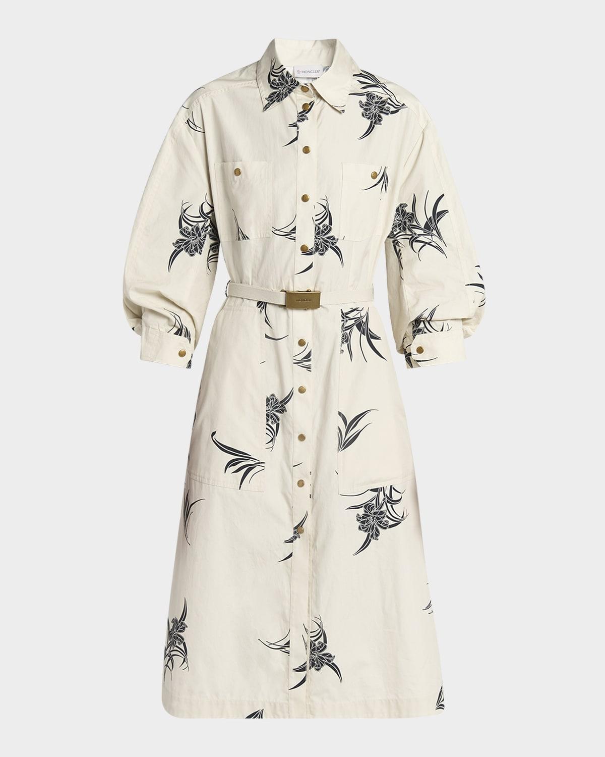printed shirtdress