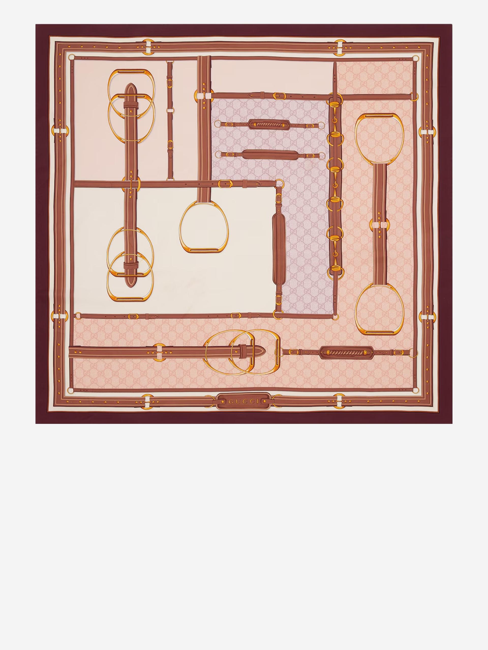 printed silk twill carr