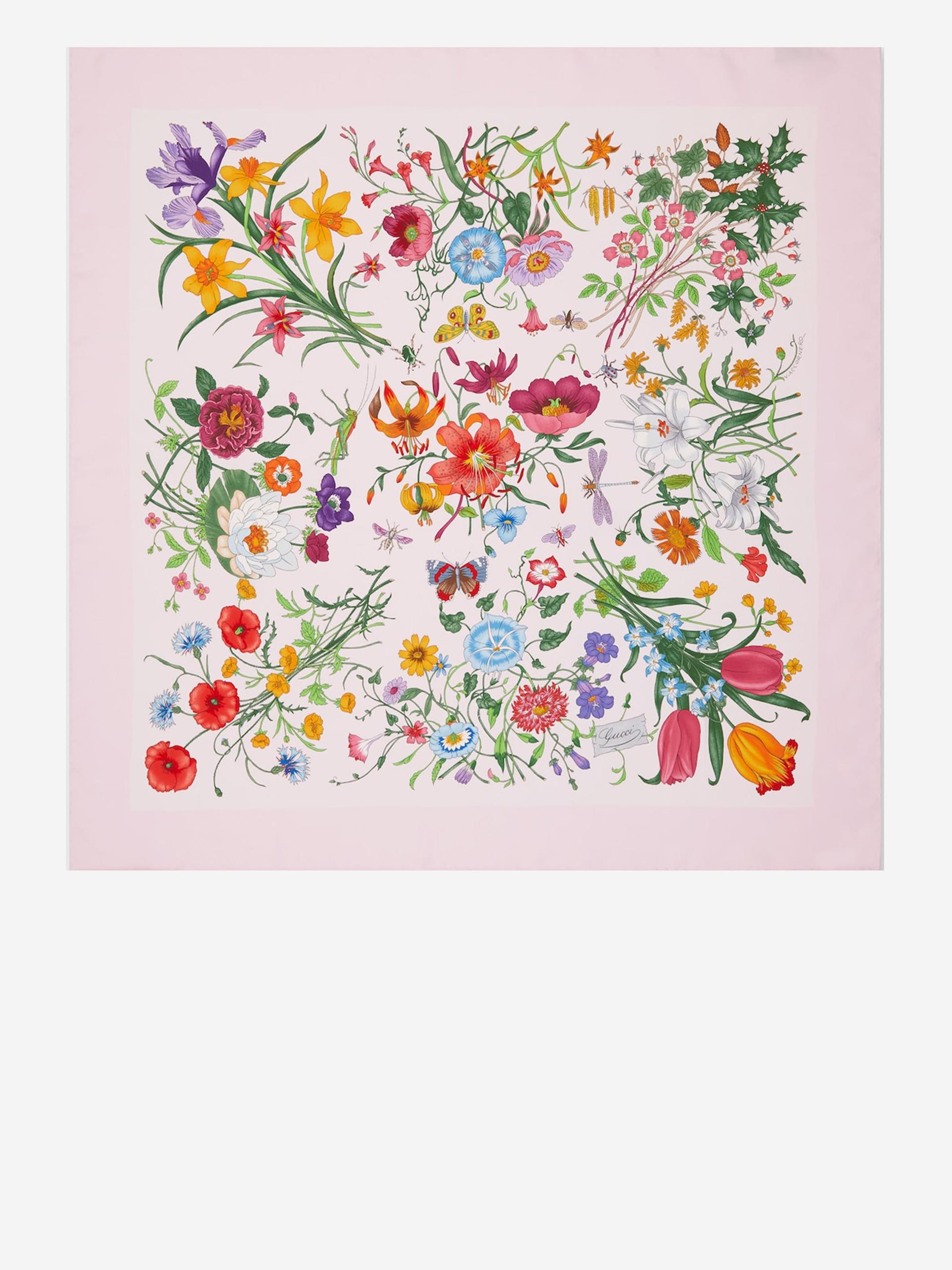 printed silk twill carr