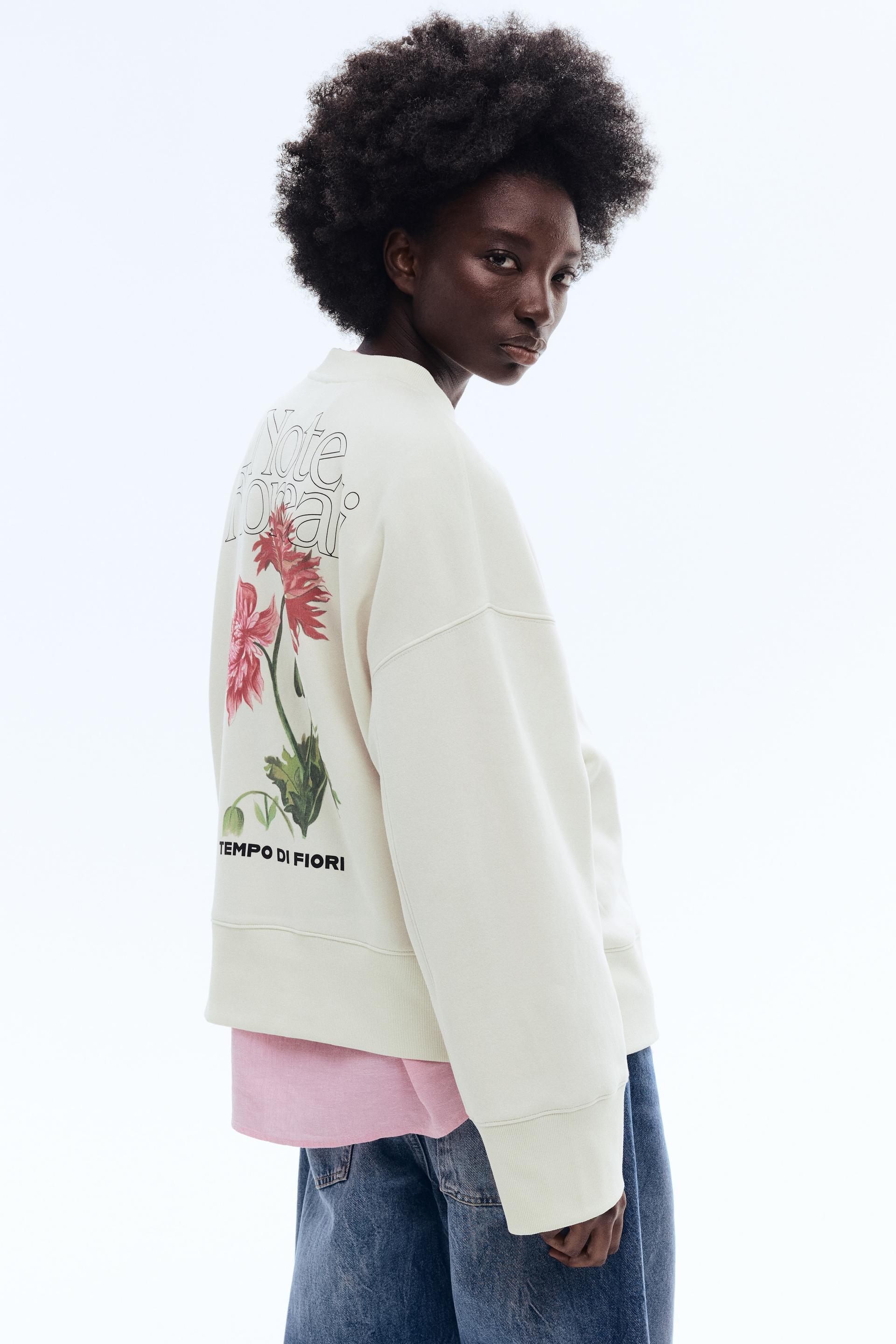 printed sweatshirt