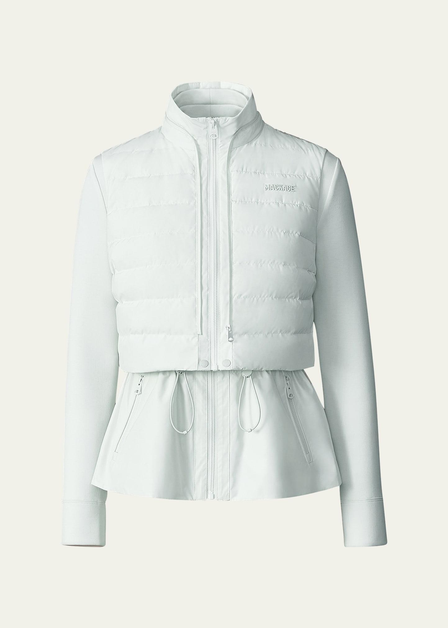 priscilla 3-in-1 hybrid lightweight down jacket