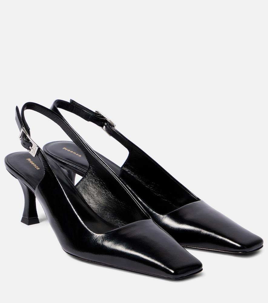 proenza schouler 65 leather slingback pumps