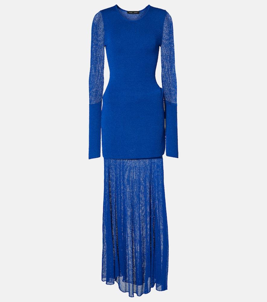 proenza schouler anita knitted maxi dress