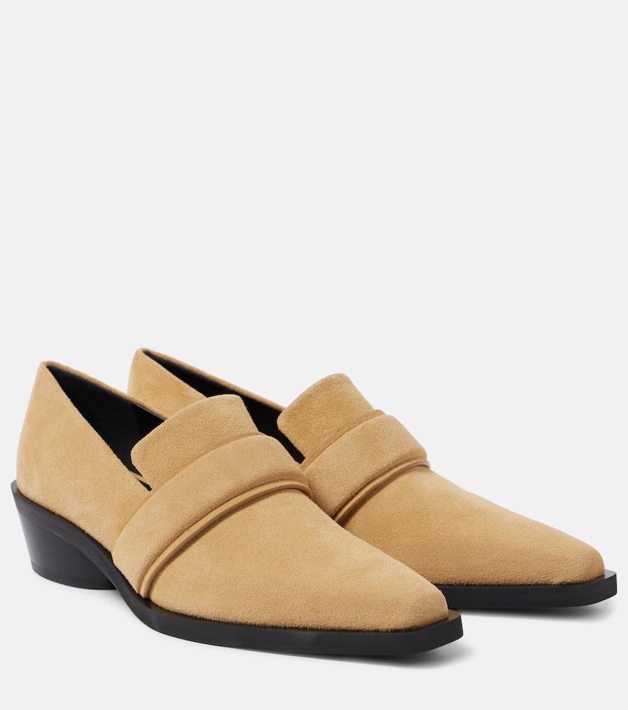 proenza schouler bronco suede loafers