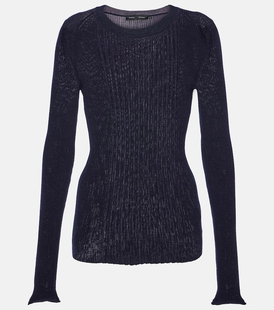 proenza schouler cassidy wool and silk sweater