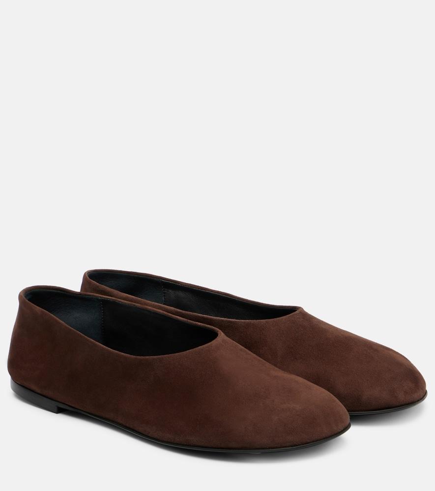 proenza schouler glove suede ballet flats