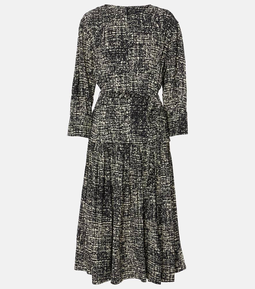 proenza schouler harlow printed crêpe midi dress