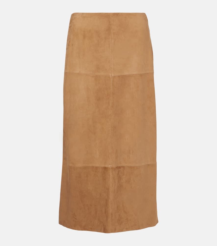 proenza schouler leather midi skirt