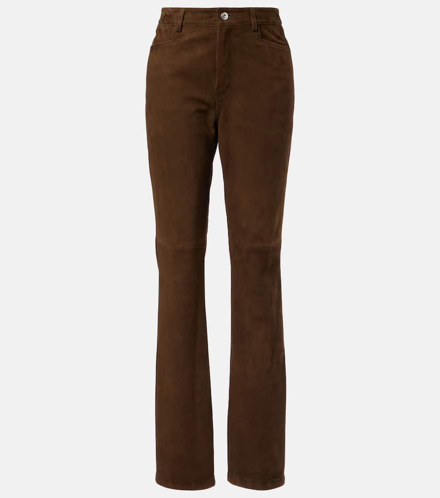 proenza schouler maxine suede straight pants