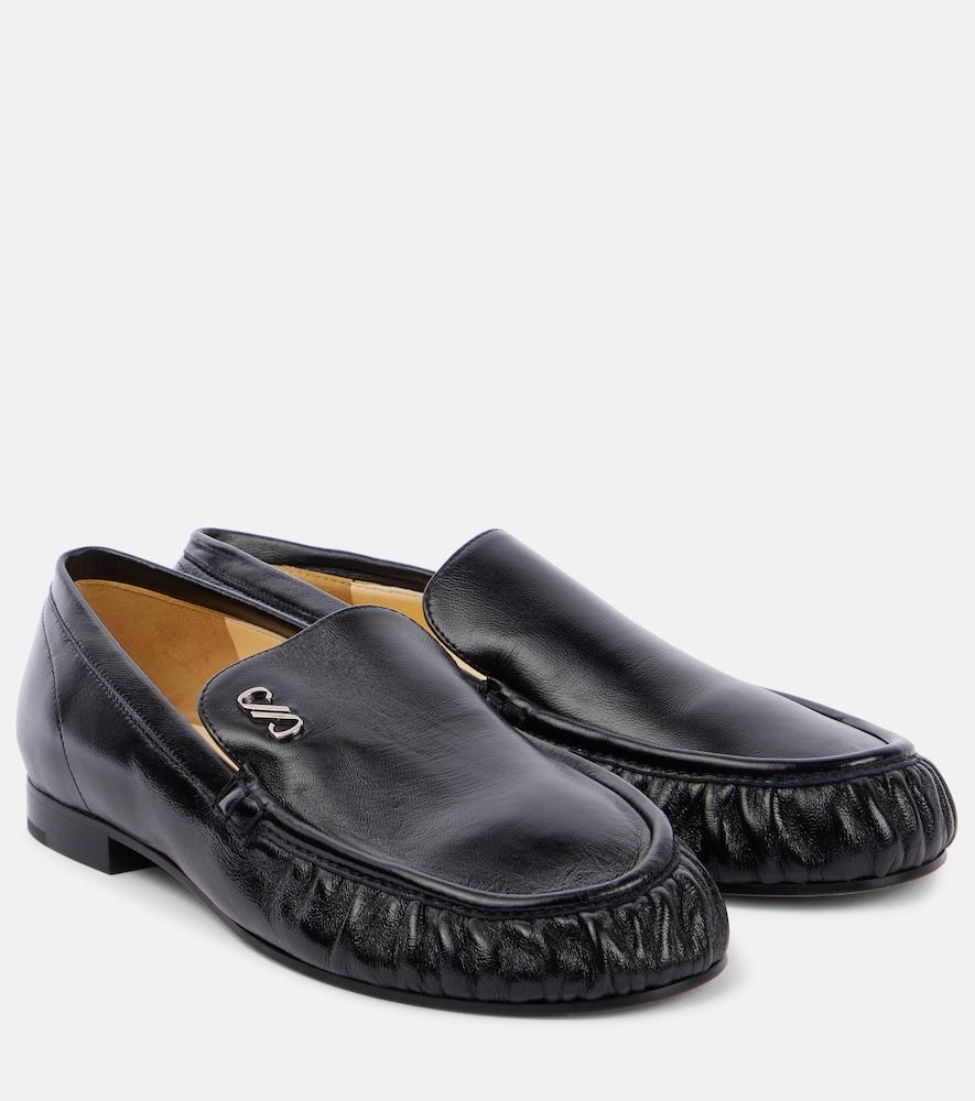 proenza schouler park leather loafers
