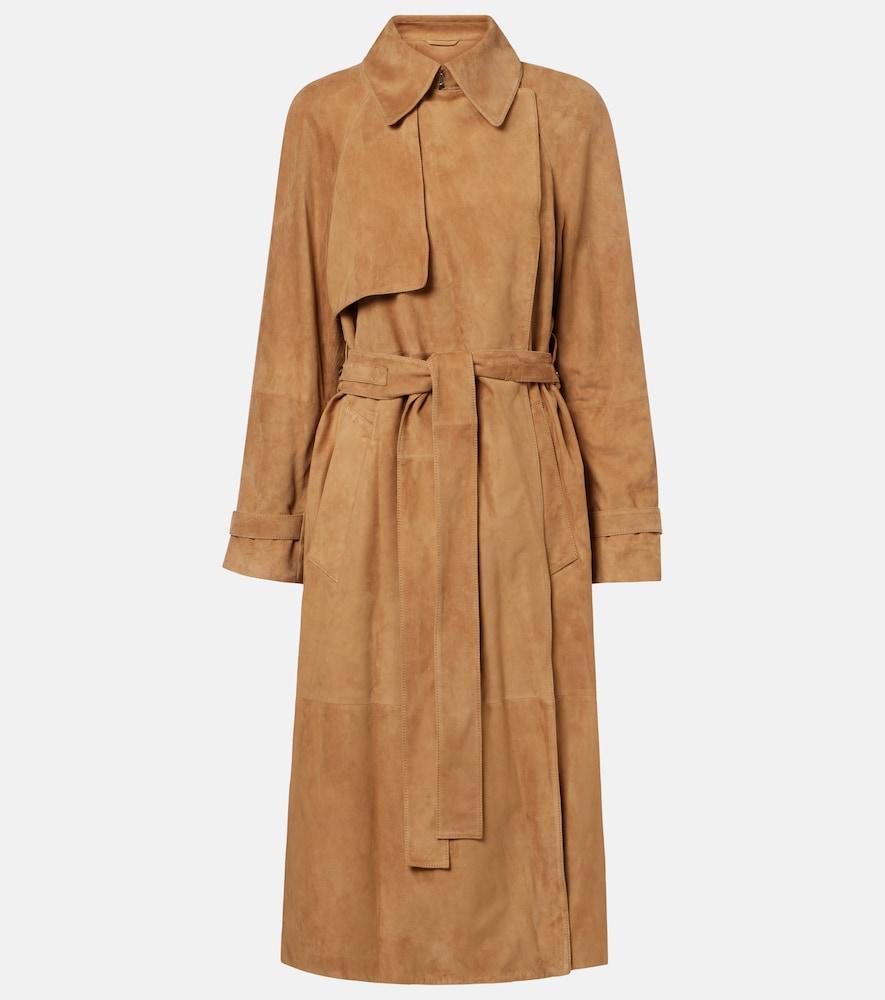 proenza schouler ramona suede trench coat