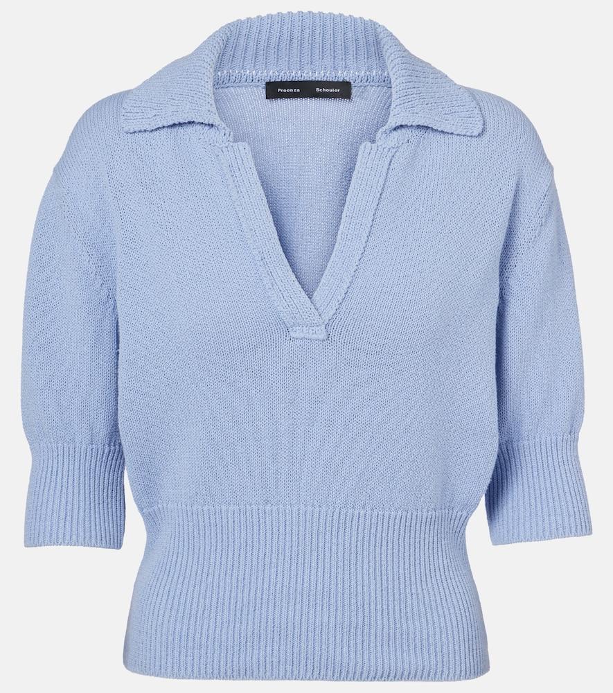 proenza schouler reeve cotton polo shirt