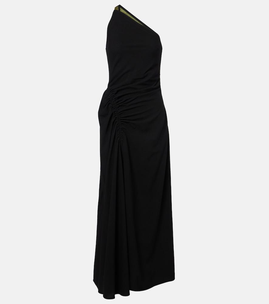 proenza schouler sirena ruched maxi dress