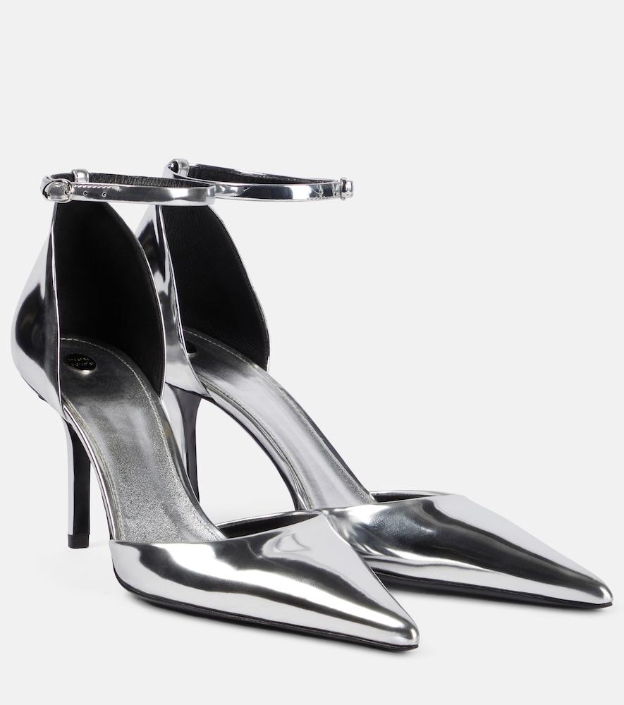 proenza schouler slash 85 mirrored leather pumps