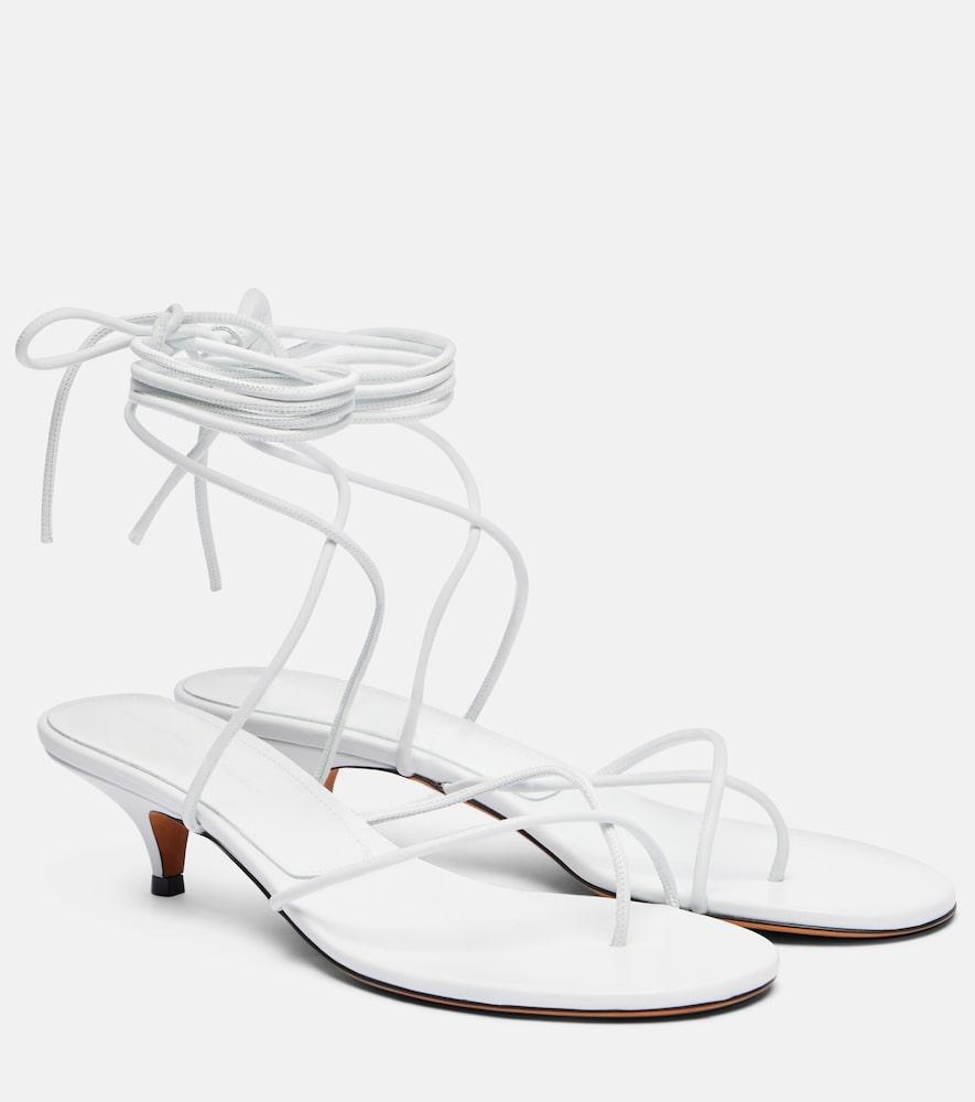 proenza schouler slash tie 40 leather sandals