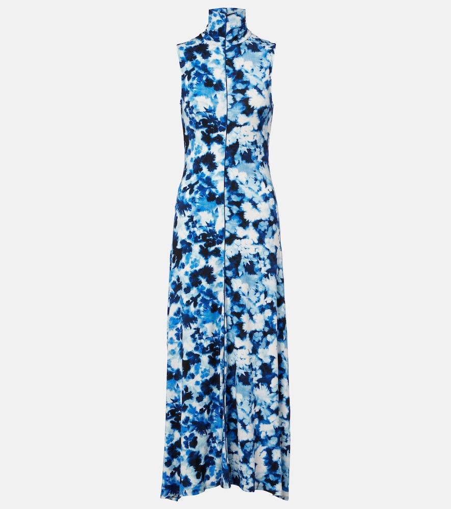 proenza schouler valentina printed jersey maxi dress