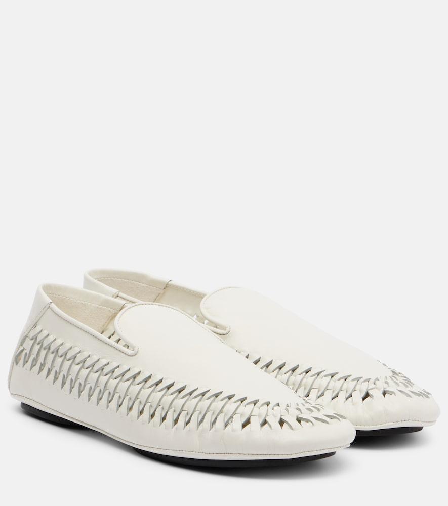 proenza schouler whip leather loafers