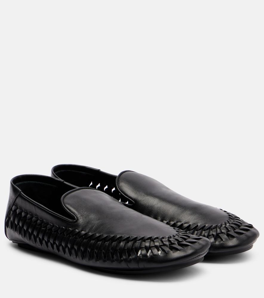 proenza schouler whip leather loafers