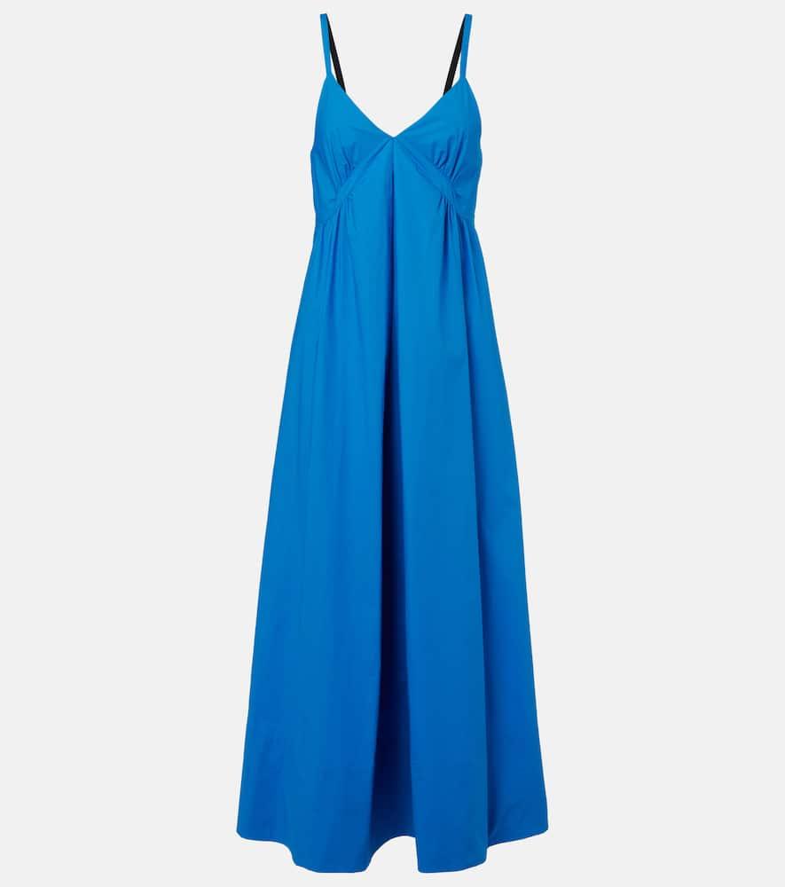 proenza schouler white label barker cotton poplin maxi dress