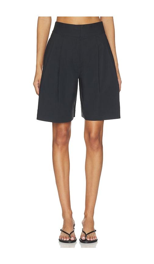 proenza schouler white label clio short in black.