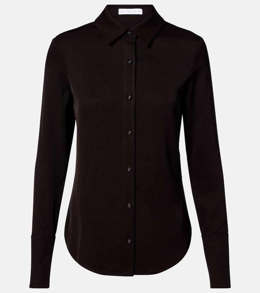 proenza schouler white label maddi twill shirt