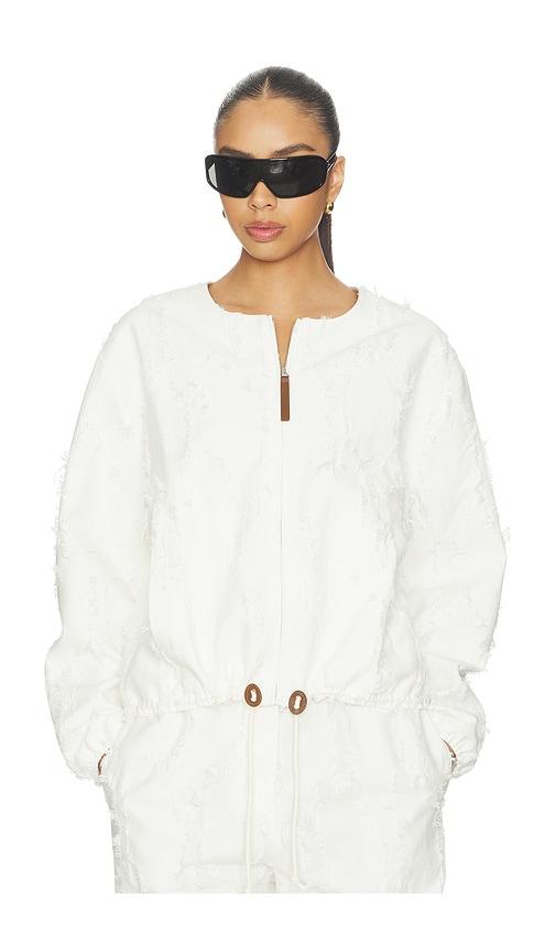 proenza schouler white label madigan jacket in white.