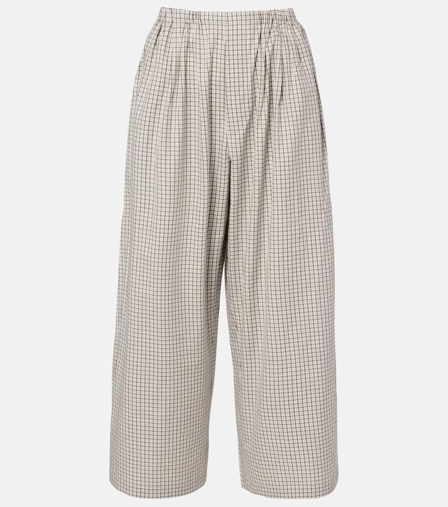 proenza schouler white label meadow checked cotton wide