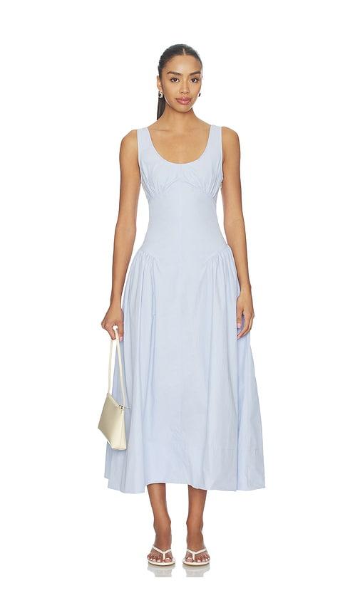 proenza schouler white label proenza schouler kendall dress in baby blue.