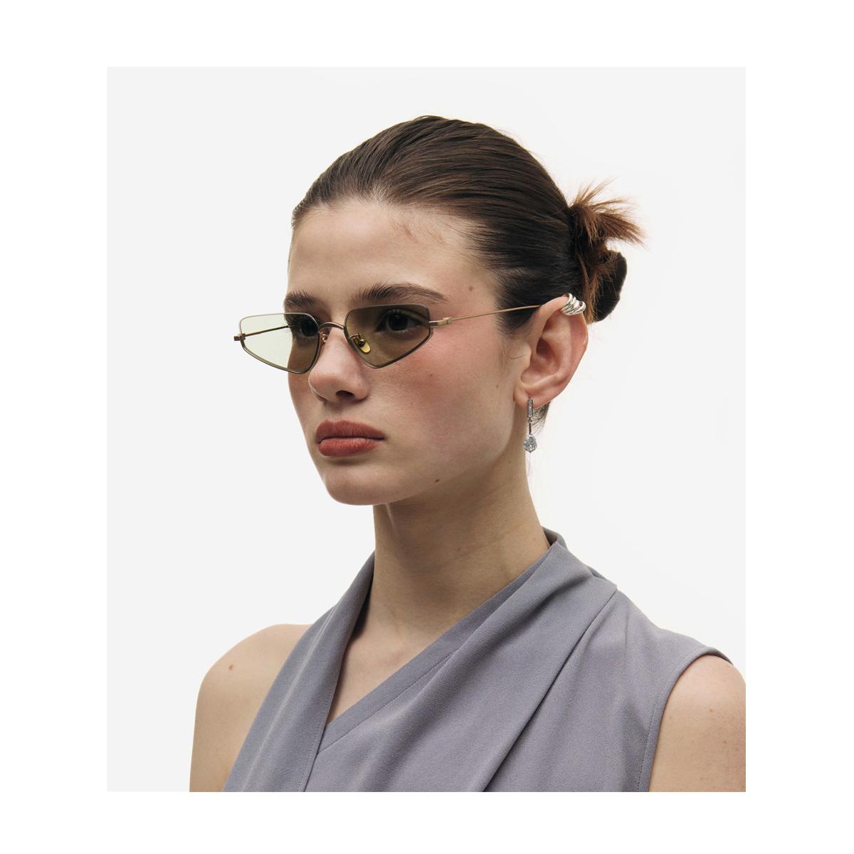 projekt produkt p12 hmcc4 cmg matt gold oro titanium occhiali da sole - women