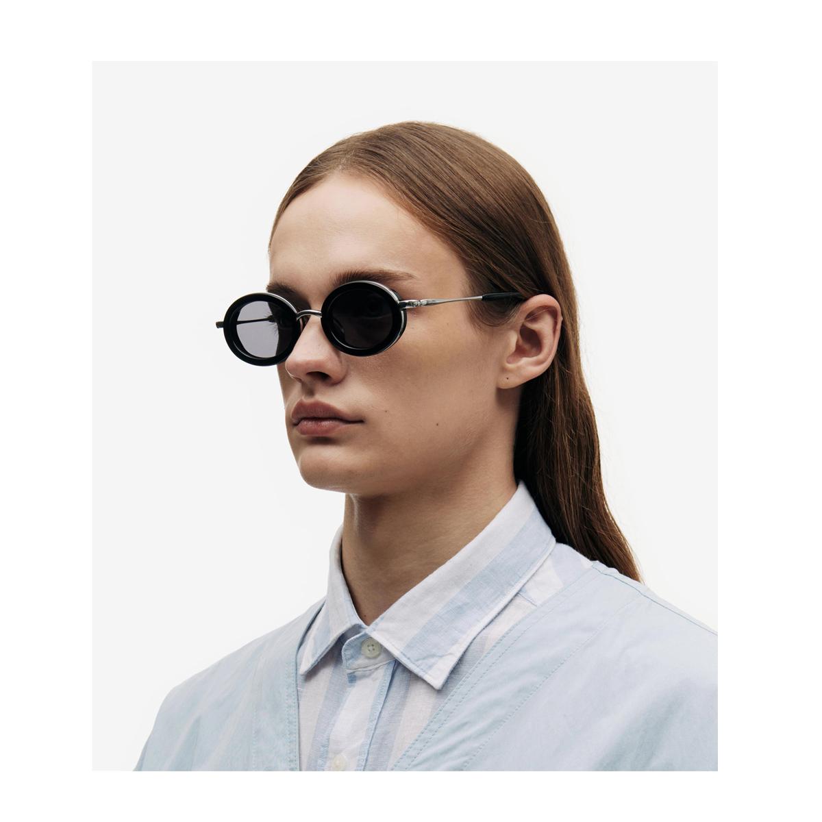 projekt produkt p12 hmcc5 c1wg black white gold nero acetate/metal occhiali da sole - women