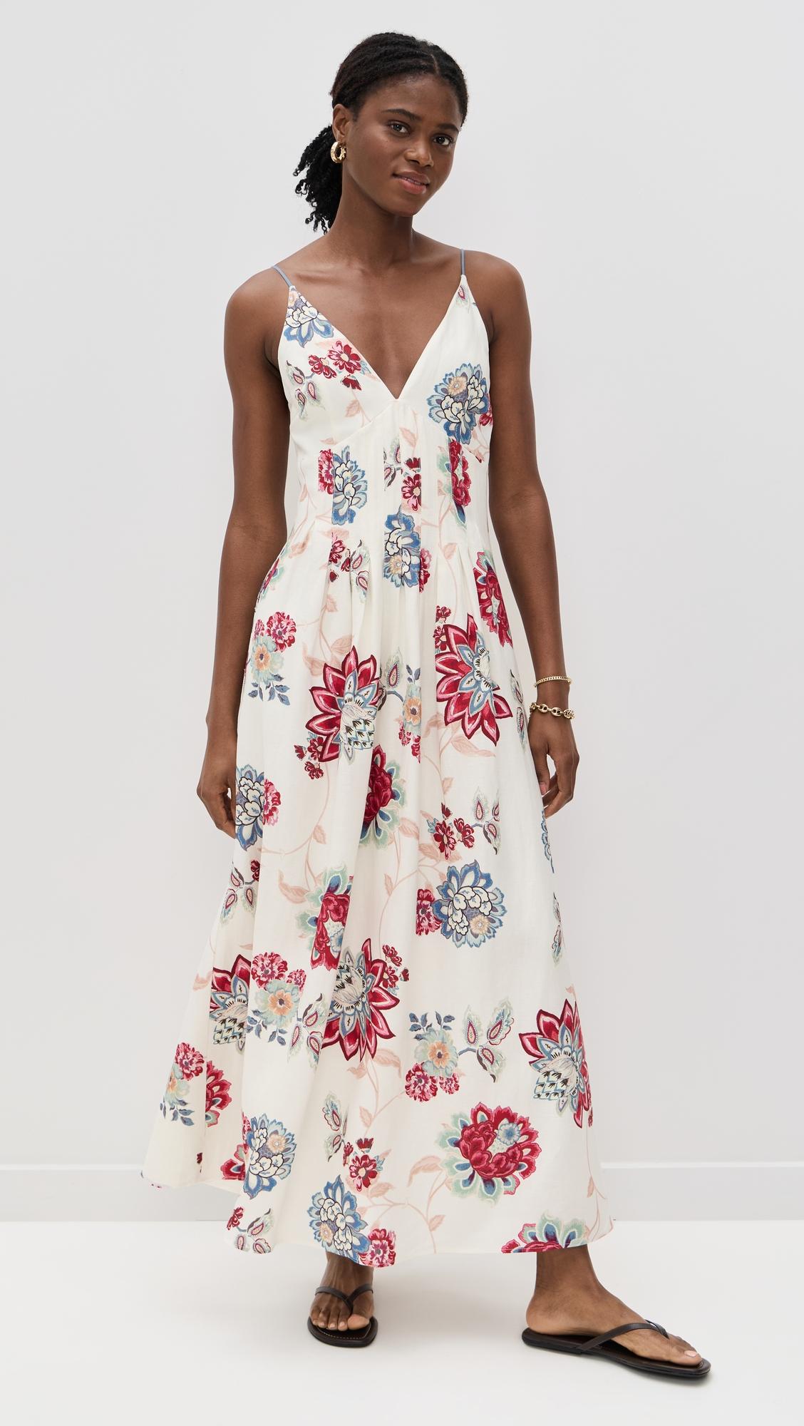 provence strappy maxi dress