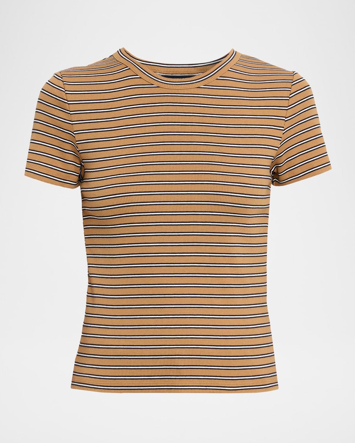 pruitt striped short-sleeve tee