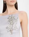 pryce embellished mikado column gown