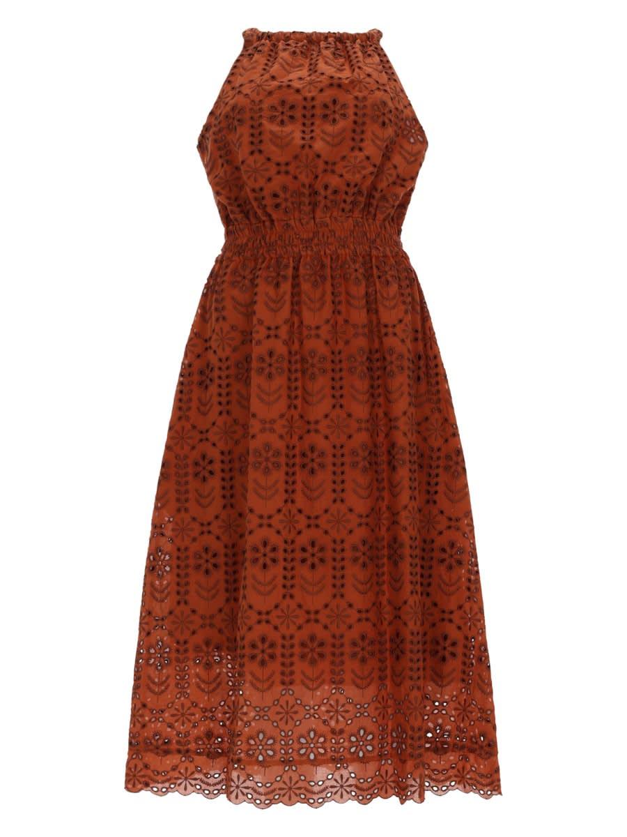 ps by paul smith abito midi traforato