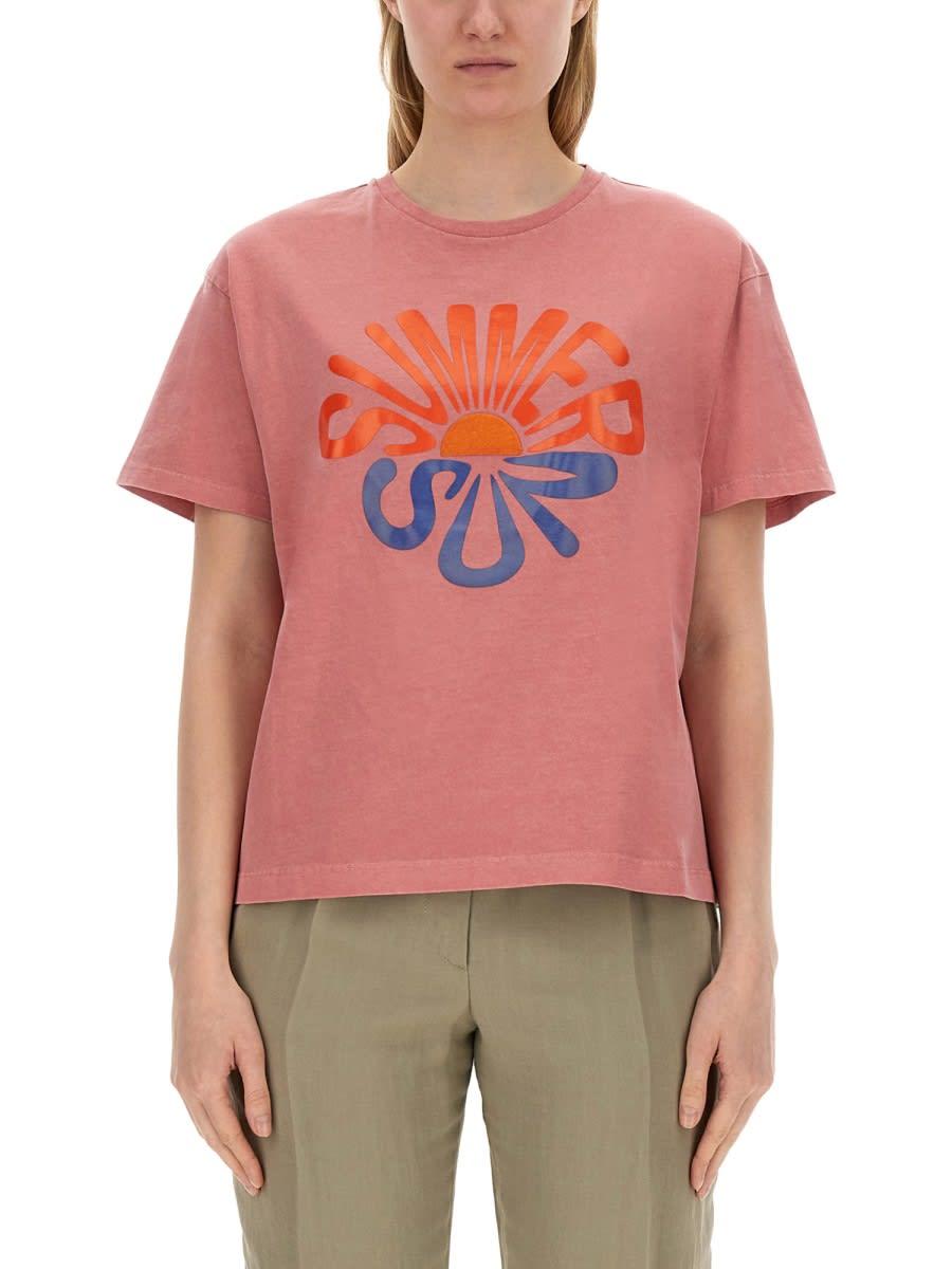 ps by paul smith summer sun print t-shirt
