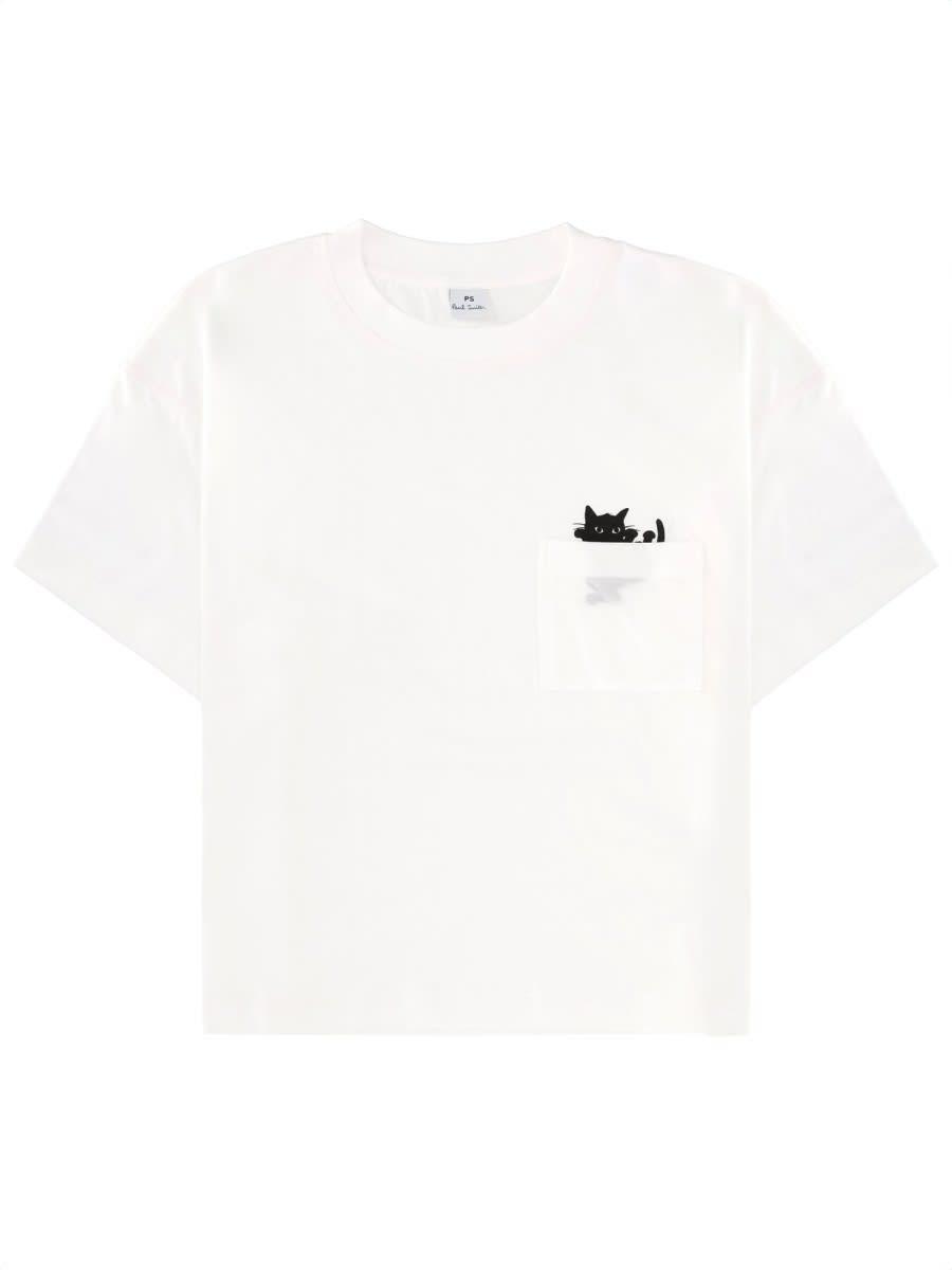 ps by paul smith t-shirt cat