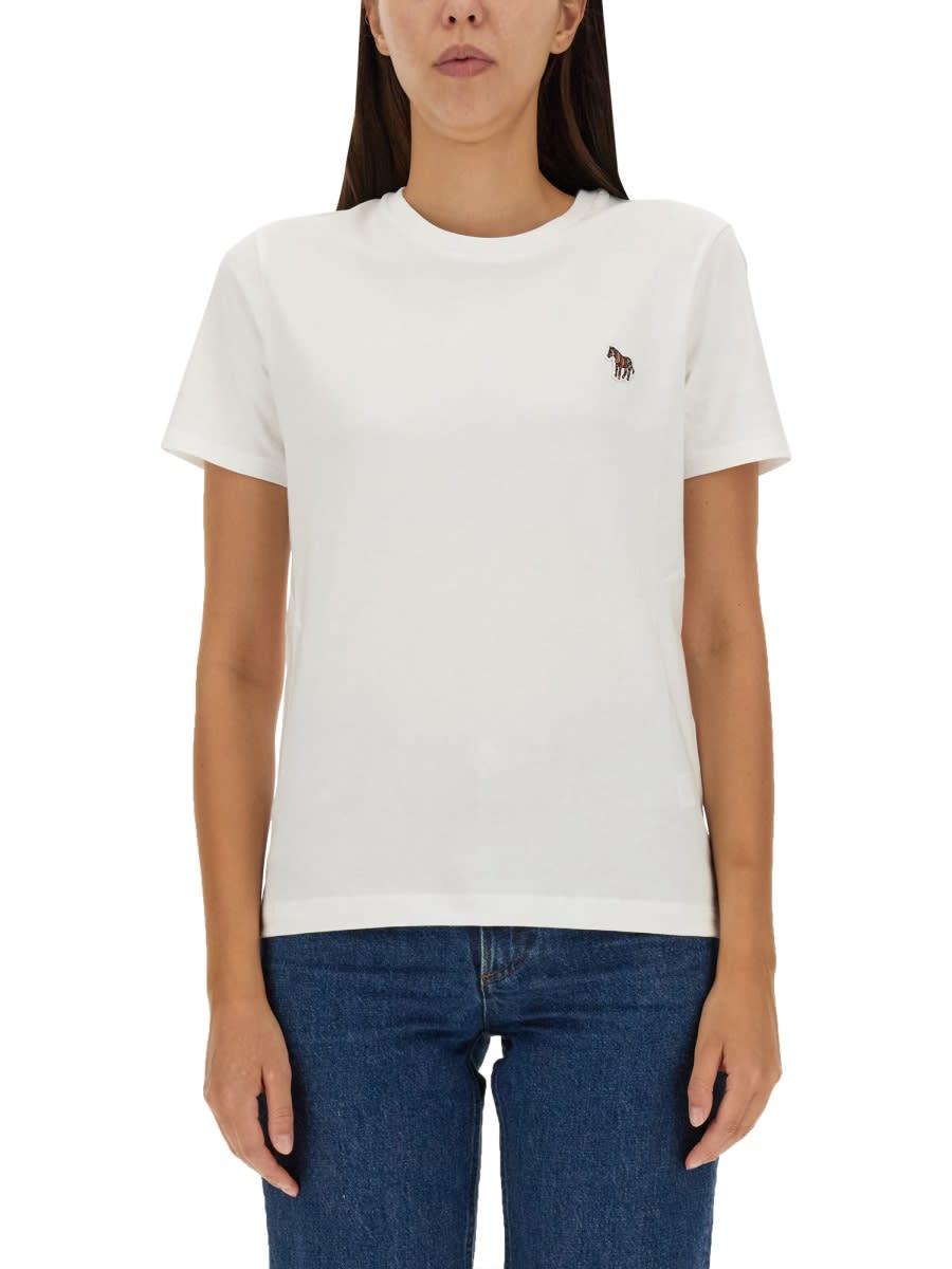 ps by paul smith zebra patch t-shirt