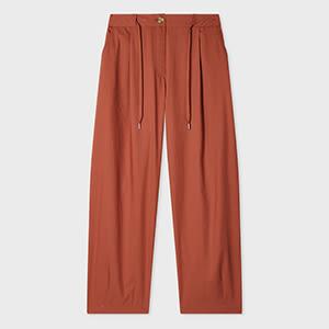 ps paul smith women's rust red balloon trousers
