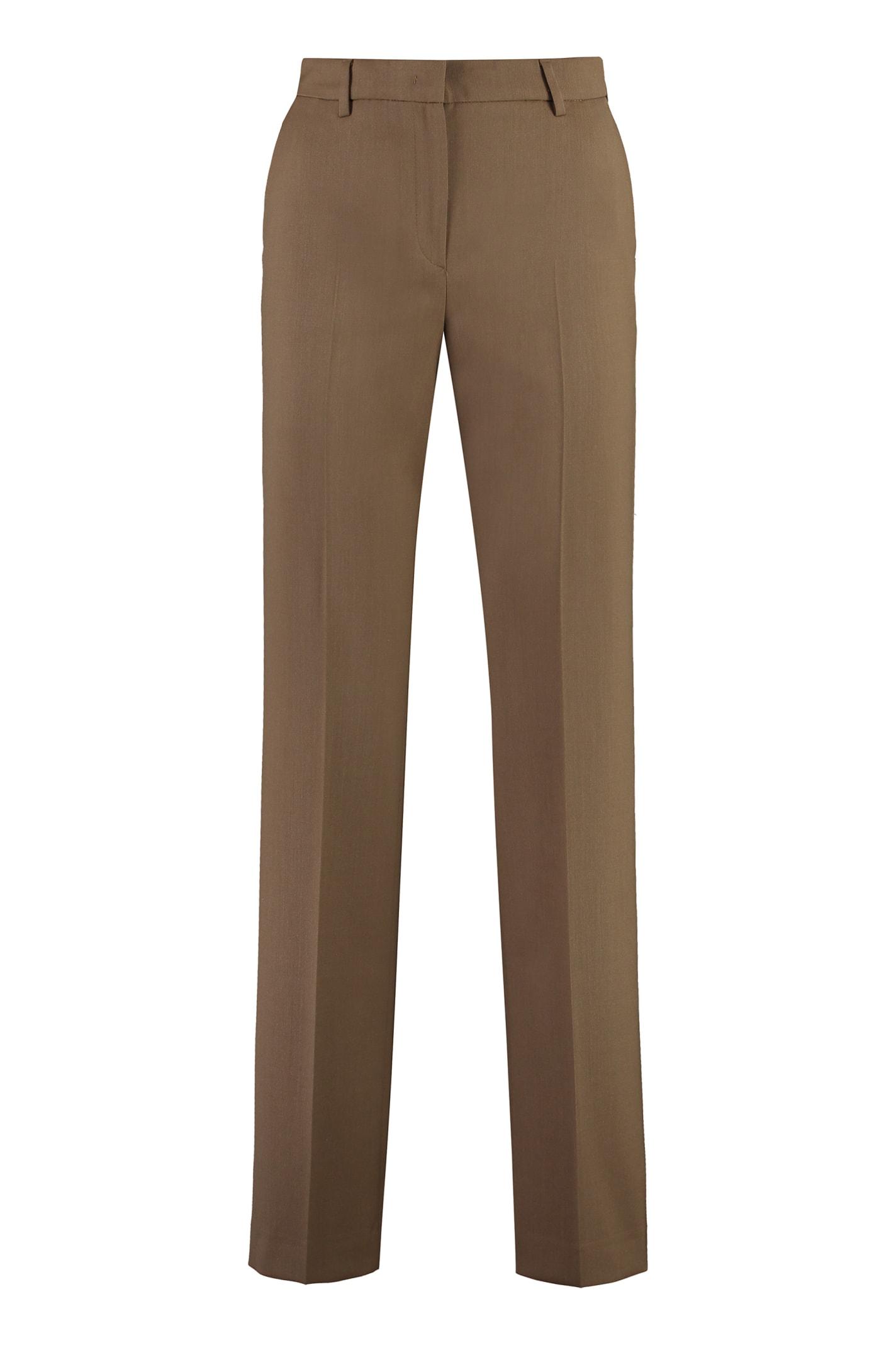 pt torino ambra wool blend trousers
