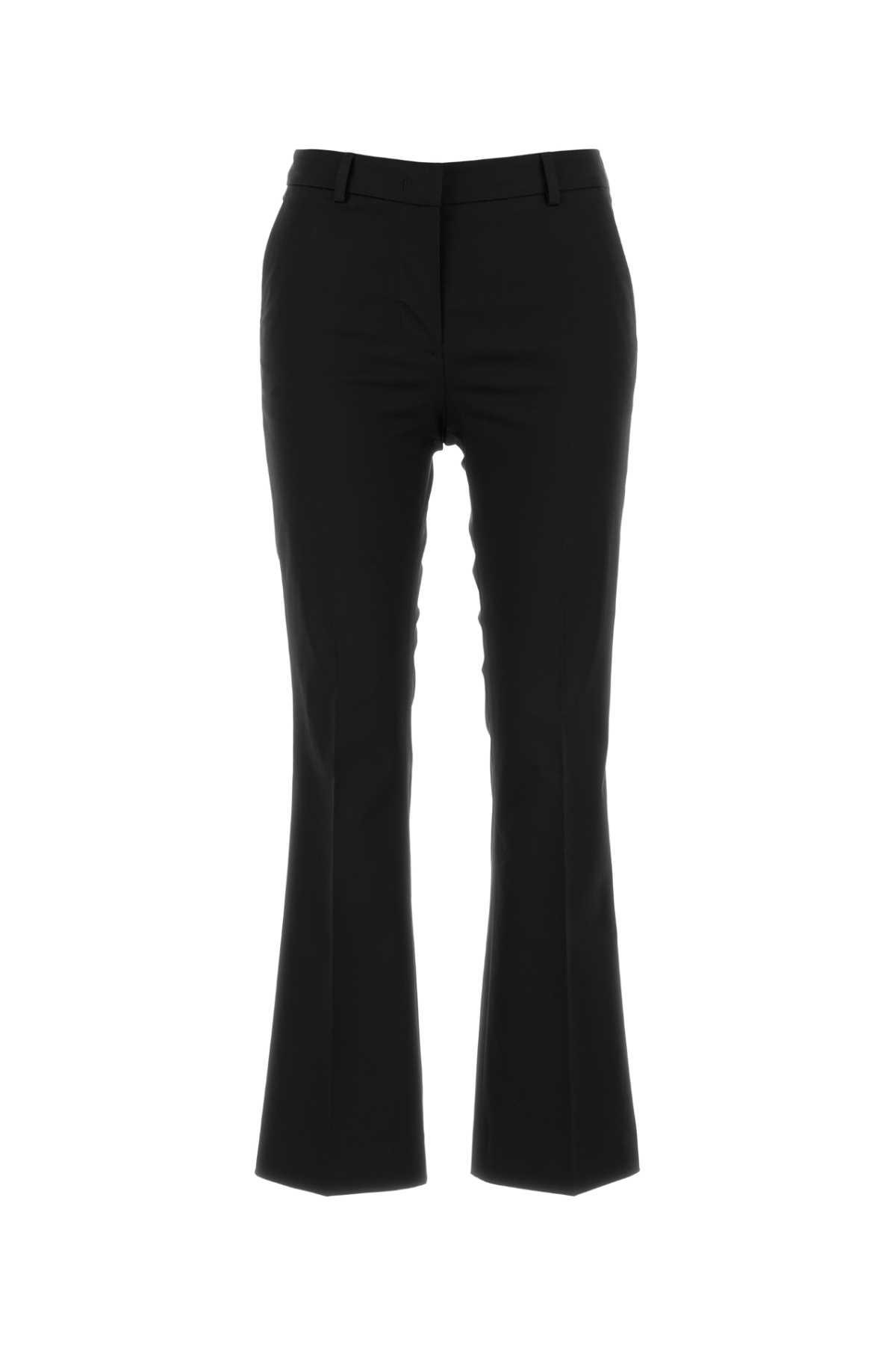 pt torino black stretch cotton pant