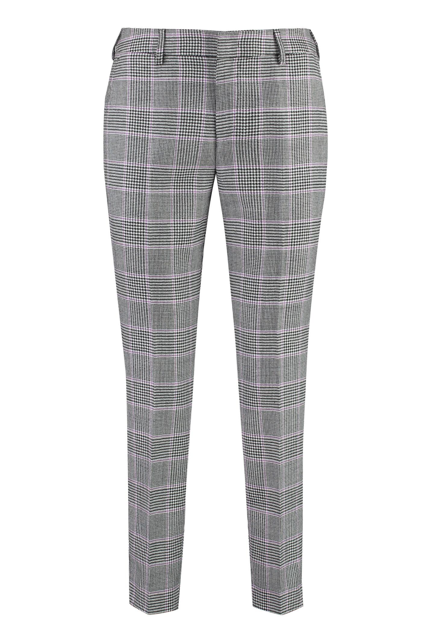 pt torino new york virgin wool tailored trousers