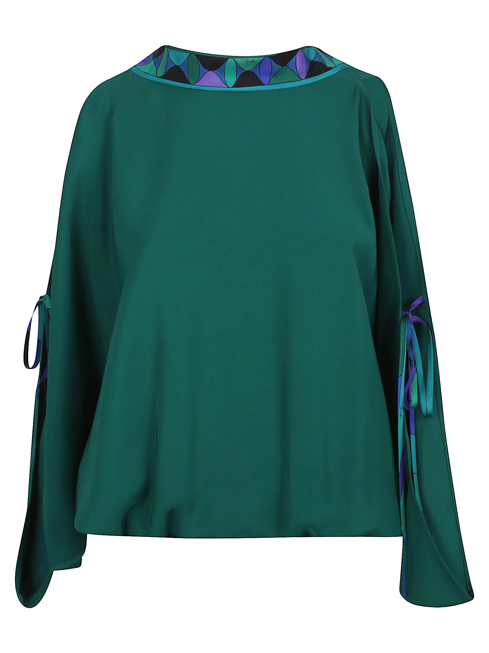 pucci blouse - crepe marocain