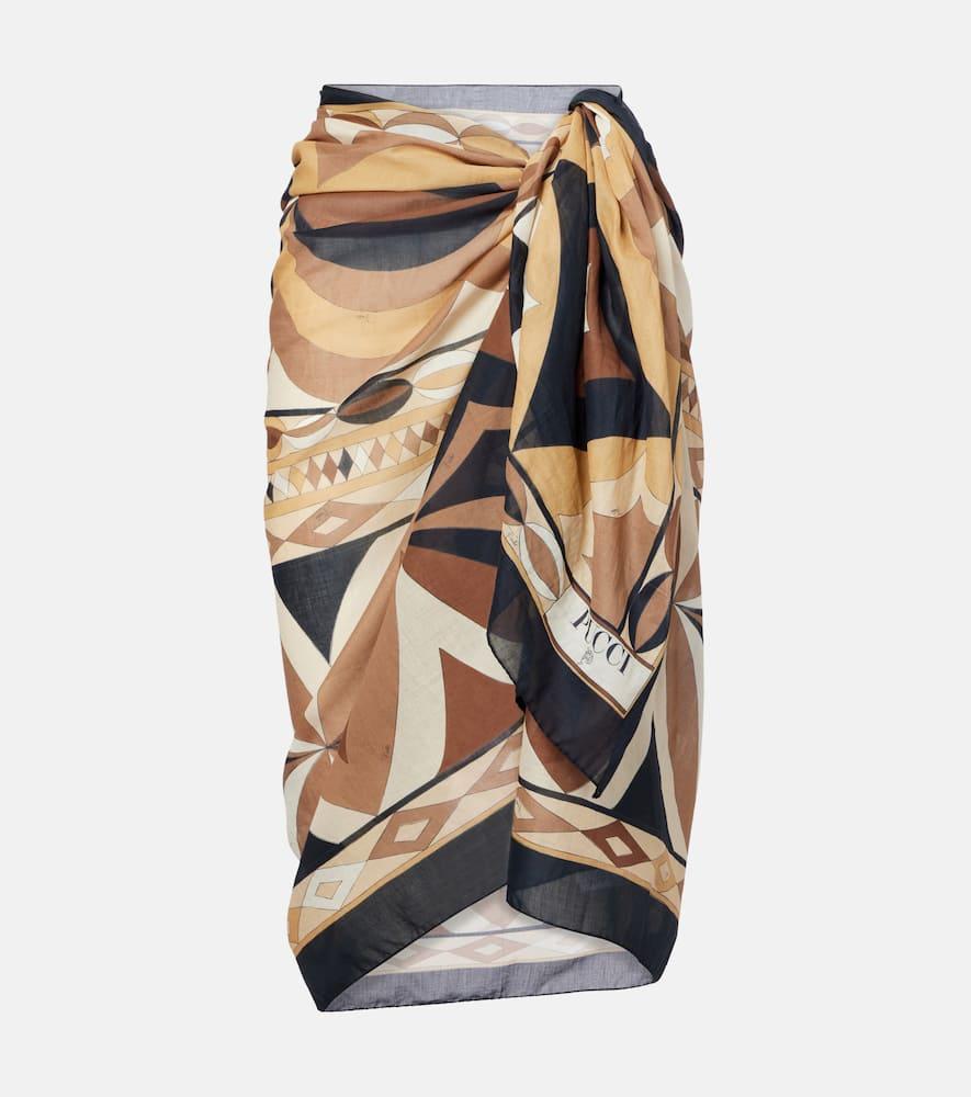 pucci collane cotton beach cover