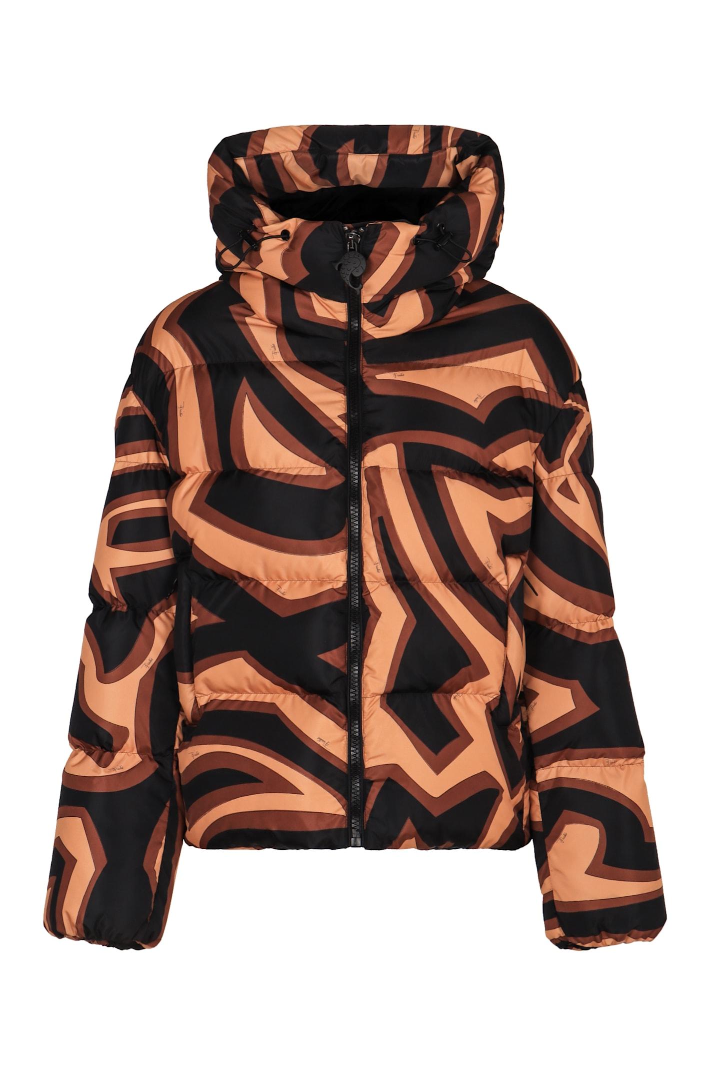 pucci down jacket with hood